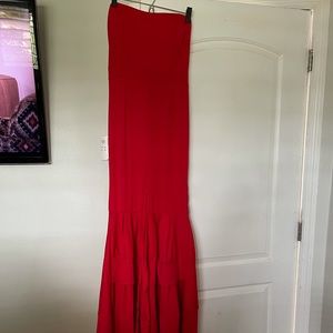 Red sweetheart mermaid dress (formal)
